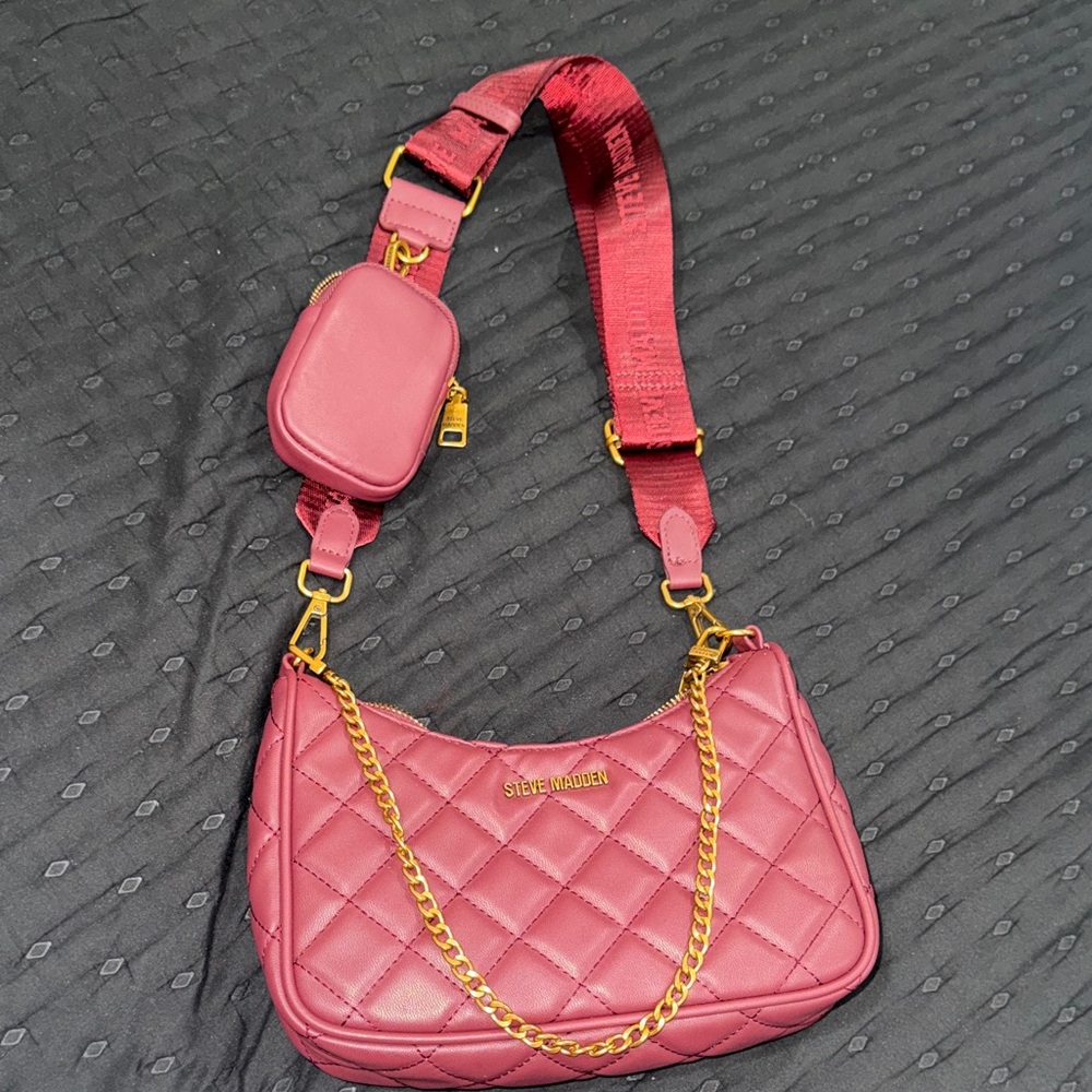 Steve Madden Rose Quilted Crossbody Bag